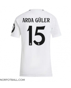 Billige Fotballdrakt Real Madrid Arda Guler #15 Replika Hjemmedrakt Dame 2024-25 Kortermet